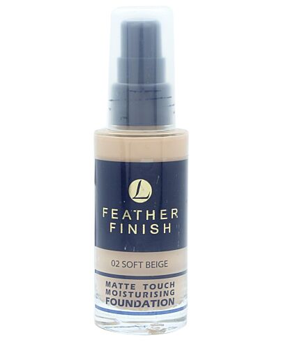 Lentheric Feather Finish Matte Touch Moisturising Foundation 30ml - Soft Beige 02-B86406