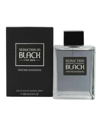 Antonio Banderas Seduction In Black Eau de Toilette 200ml Spray-D86809