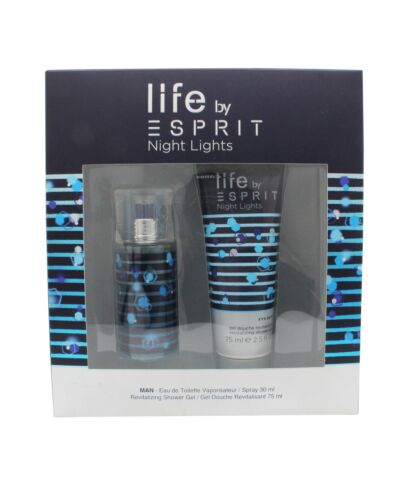 Esprit Night Lights Man Gift Set 30ml EDT + 75ml Shower Gel-F14925