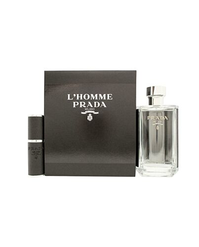 Prada L'Homme Gift Set 100ml EDT + 8ml EDT-G076841