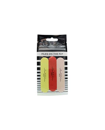 Lottie London Files On The Fly Mini Nail Files - Pack Of 3-G502838