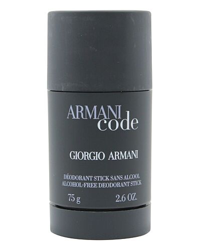 Giorgio Armani Code Deodorant Stick 75g Alcohol Free-H42274