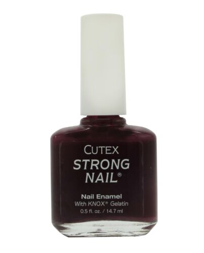 Cutex Strong Nail Enamel 14.7ml - Eggplant-I826192