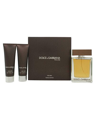 Dolce & Gabbana The One Gift Set 100ml EDT + 50ml Aftershave Balm + 50ml Shower Gel-J80581