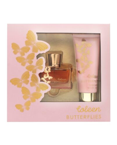 Coleen Rooney Butterflies Gift Set 50ml EDT + 100ml Body Lotion-K75198