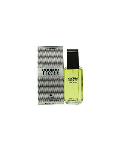 Antonio Puig Quorum Silver Eau de Toilette 50ml Spray-M180428