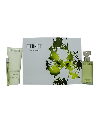 Calvin Klein Eternity Gift Set 100ml EDP + 200ml Body Lotion + 10ml EDP-M230429