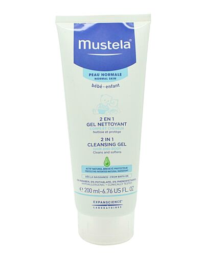 Mustela Bébé-Enfant 2 in 1 Cleansing Gel 200ml - Normal Skin-M422429