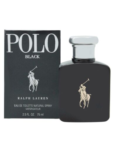 Ralph Lauren Polo Black Eau de Toilette 75ml Spray-N31034