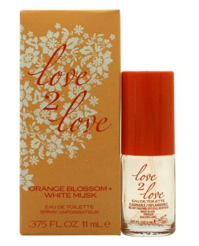 Love2Love Orange Blossom + White Musk Eau de Toilette 11ml Spray-O53234