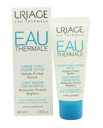 Uriage Eau Thermale Light Water Cream SPF20 40ml - Normal to Combination Skin-O74134