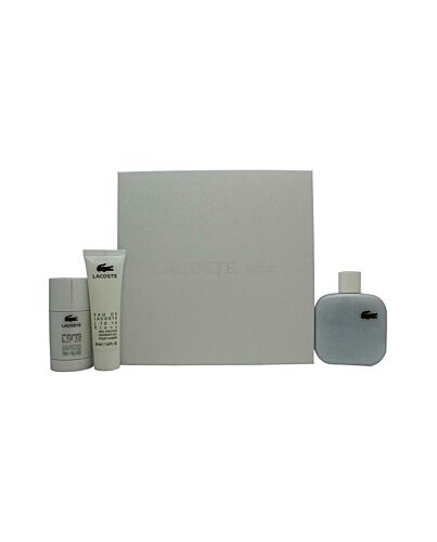 Lacoste Eau de Lacoste L.12.12 Blanc Gift Set 100ml EDT + 75ml Deodorant Stick + 50ml Shower Gel-O75412