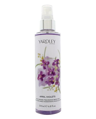 Yardley April Violets Fragrance Mist 200ml Spray-P06273