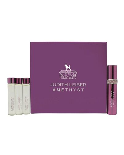 Judith Leiber Amethyst Gift Set 3 x 10ml EDP Refill + 10ml Refillable Purse Spray-P310610