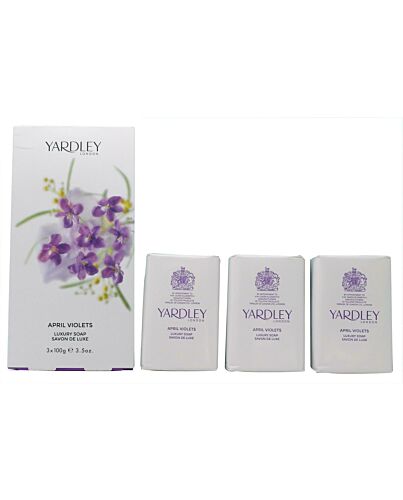 Yardley April Violets Soap 3x 100g-P41615