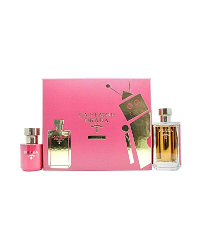 Prada La Femme Intense Gift Set 100ml EDP + 100ml Body Lotion-P776611