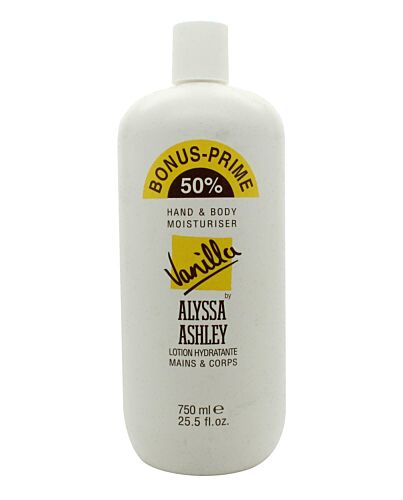 Alyssa Ashley Vanilla Hand and Body Moisturiser 750ml-Q042188