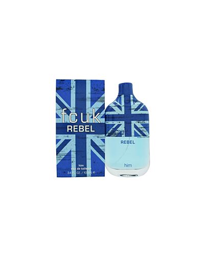 FCUK Rebel For Him Eau De Toilette 100ml Spray-R476221