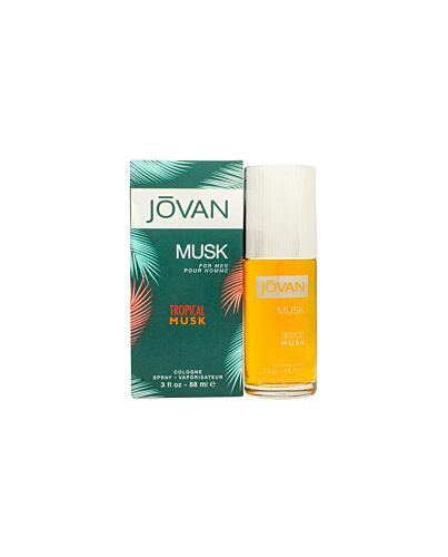 Jovan Tropical Musk Eau de Cologne 88ml Spray-S263199