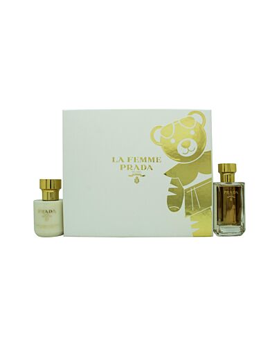 Prada La Femme Gift Set 50ml EDP + 100ml Body Lotion-S333198