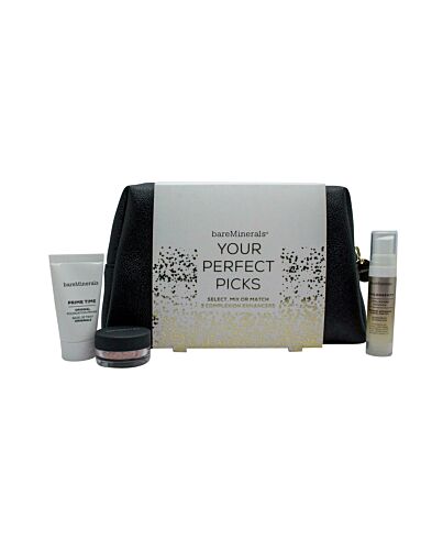 bareMinerals Your Perfect Picks Gift Set 15ml Primer + 0.57g Finishing Powder + 7.5ml Face Serum + Makeup Bag-S473199