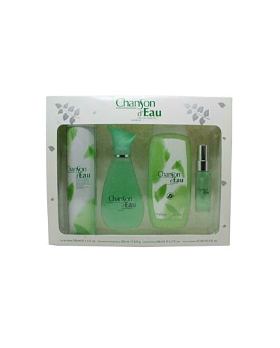 Coty Chanson d'Eau Gift Set 100ml EDT + 15ml EDT + 200ml Shower Gel + 200ml Deodorant Body Spray-T857725