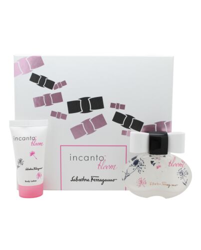 Salvatore Ferragamo Incanto Bloom Gift Set 50ml EDT + 50ml Body Lotion-V21813