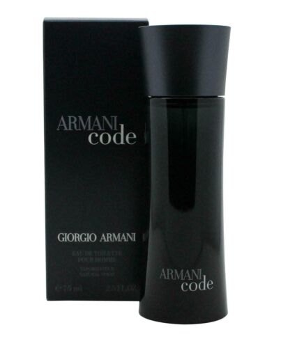 Giorgio Armani Code Eau De Toilette 75ml Spray-W41319