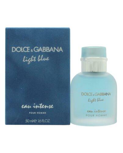 Dolce & Gabbana Light Blue Eau Intense Pour Homme Eau de Parfum 50ml Spray-W569832