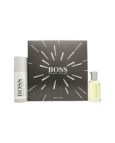 Hugo Boss Boss Bottled Gift Set 50ml EDT + 150ml Deodorant Spray-Y995574