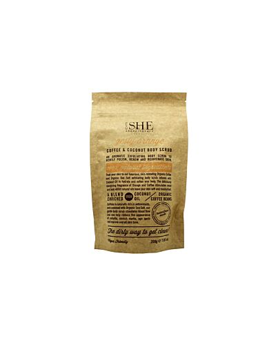 Om She Aromatherapy Zesty Orange Coffee & Coconut Body Scrub  200g-I469444