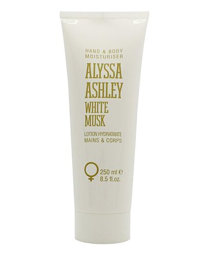 Alyssa Ashley White Musk Hand and Body Moisturiser 250ml-U19859