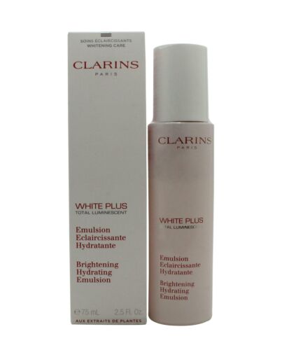 Clarins White Plus Total Luminescent Brightening Hydrating Emulsion SPF20 75ml-D905356