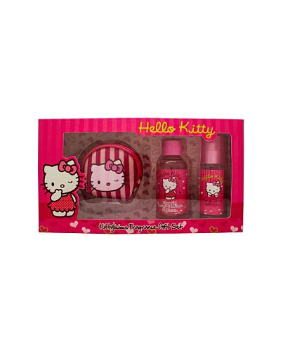 Hello Kitty Pink Love Gift Set 15ml EDT + 50ml Shower Gel + Coin Purse-G944837