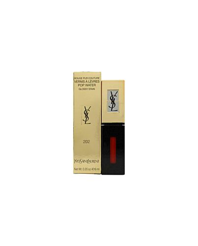 Yves Saint Laurent Vernis à Levres Pop Water 6ml - 202 Rouge Splash-H290452