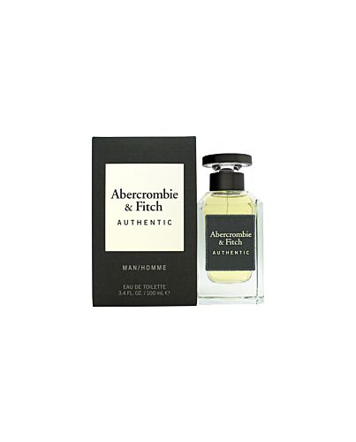 Abercrombie & Fitch Authentic Man Eau de Toilette 100ml Spray-V133455