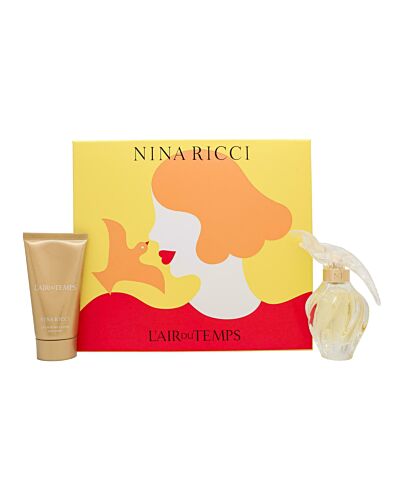 Nina Ricci L'air Du Temps Gift Set 50ml EDT + 75ml Body Lotion-K455193