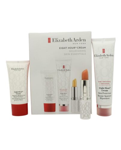 Elizabeth Arden Eight Hour Cream Original Gift Set 50ml Eight Hour Skin Protectant + 3.7g Lip Protectant Stick + 30ml Intensive Moisturizing Hand Treatment-F29725