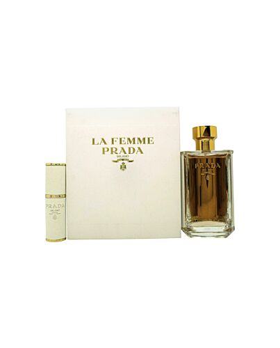 Prada La Femme Gift Set 100ml EDP + 8ml EDP Refillable-C363231