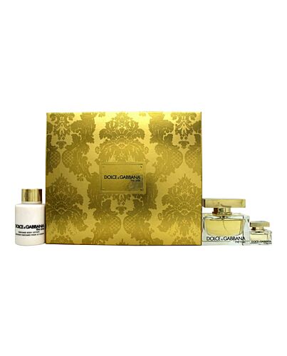 Dolce & Gabbana The One Gift Set 50ml EDP + 100ml Body Lotion + 5ml EDP-F95577