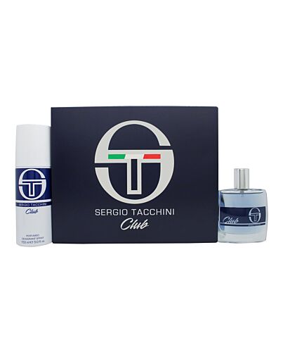 Sergio Tacchini Club Gift Set 50ml EDT + 150ml Deodorant Spray-A470737