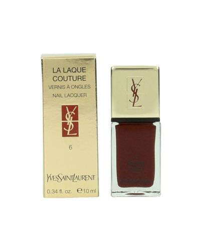 Yves Saint Laurent La Laque Couture Nail Varnish 10g 06 Rouge Dada-K84627