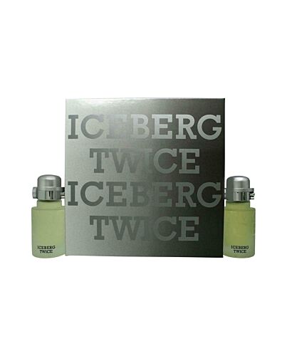 Iceberg Twice Pour Homme Gift Set 75ml EDT + 75ml Aftershave Lotion-M378650