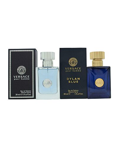 Versace Homme Gift Set 30ml Pour Homme EDT + 30ml Pour Homme Dylan Blue EDT-S739254