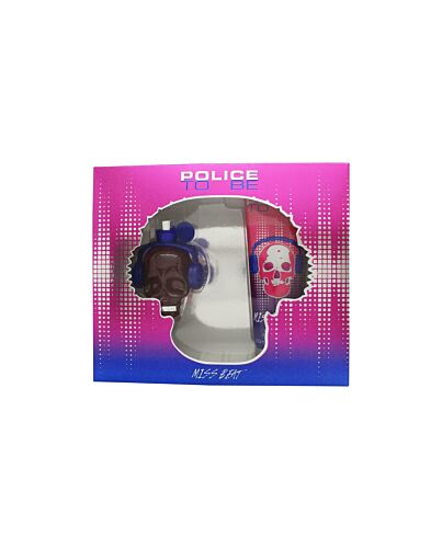 Police To Be Miss Beat Gift Set 40ml EDP + 100ml Body Lotion-W287760