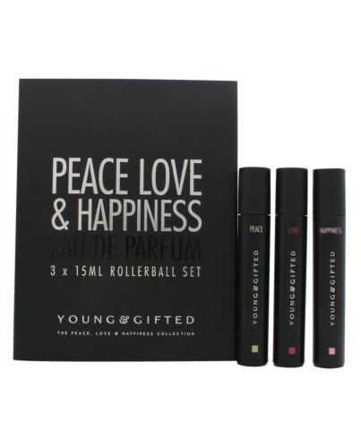 Young & Gifted Gift Set 3 x 15ml EDP Rollerball (Peace + Love + Happiness)-E595211