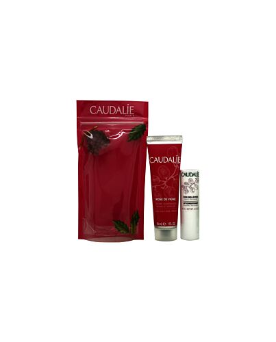 Caudalie Rose de Vigne Gift Set 30ml Hand & Nail Cream + 4.5g Lip Conditioner-C363491