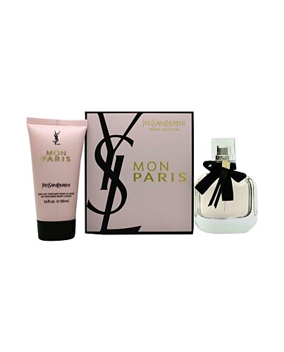 Yves Saint Laurent Mon Paris Gift Set 50ml EDP + 50ml Body Lotion-B962238