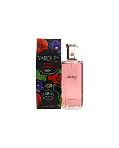 Yardley Poppy & Violet Eau de Toilette 125ml Spray-B247272