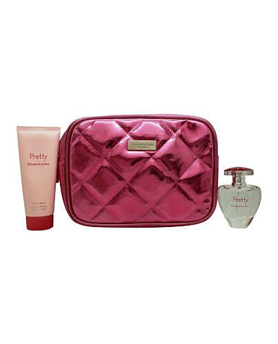 Elizabeth Arden Pretty Gift Set 50ml EDP + 100ml Body Lotion + Bag-M390653